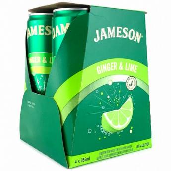 Jameson Ginger & Lime (4 pack 12oz cans) (4 pack 12oz cans)