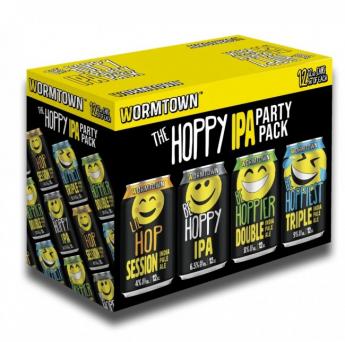Wormtown Hoppy IPA Variety Pack (12 pack 12oz cans) (12 pack 12oz cans)