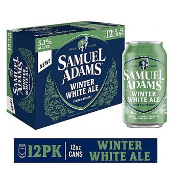 Sam Adams Winter White Ale (12 pack 12oz cans) (12 pack 12oz cans)