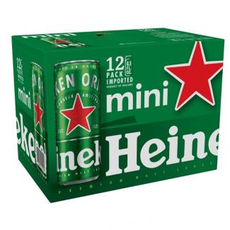 Heineken Mini (12 pack 8oz cans) (12 pack 8oz cans)