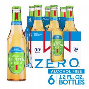 Michelob Ultra Zero Lime (6 pack 12oz bottles) (6 pack 12oz bottles)