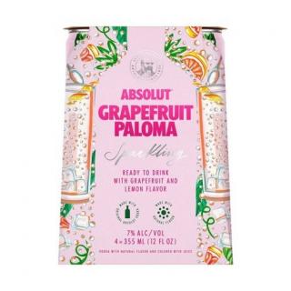 Absolut Grapefruit Paloma (4 pack 12oz cans) (4 pack 12oz cans)