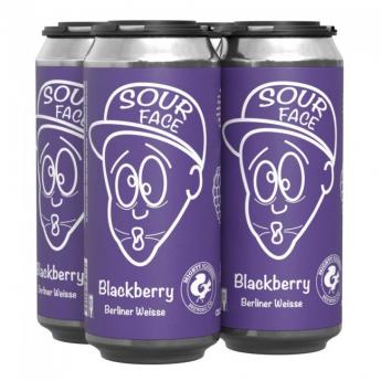 Mighty Squirrel Blackberry Sour Face (4 pack 16oz cans) (4 pack 16oz cans)