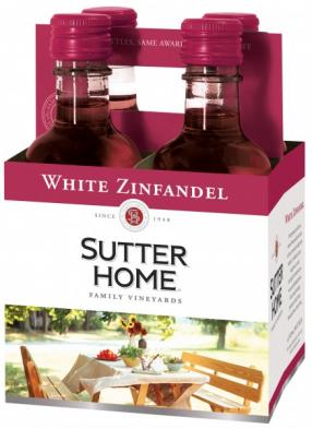 Sutter Home White Zinfandel (4 pack 187ml) (4 pack 187ml)